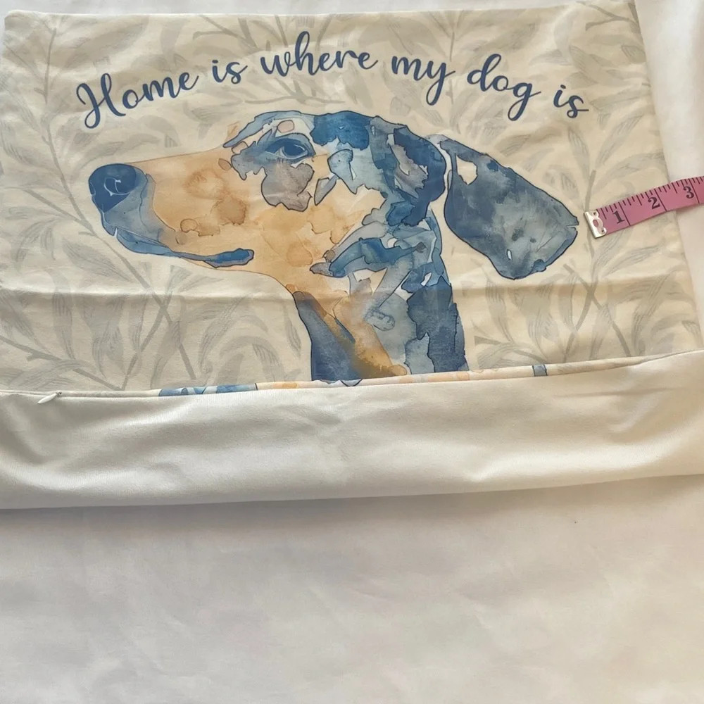 Dog Print Pillow Cover